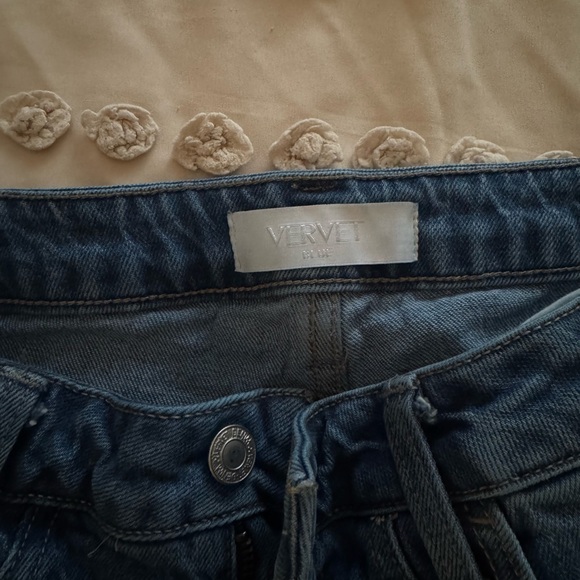 Stylish Blue Wide Leg Women's Jeans - Picture 2 of 4